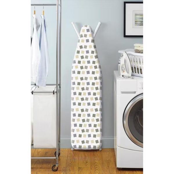 10 in. W X 54 in. L Cotton Assorted Ironing Board Cover and Pad, Whitmor, Mfr#: 6614-833